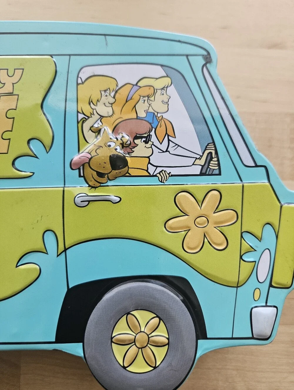 Vintage The Mystery Machine Scooby-Doo Metal Trinket Box‎ Tin Hanna-Barbera